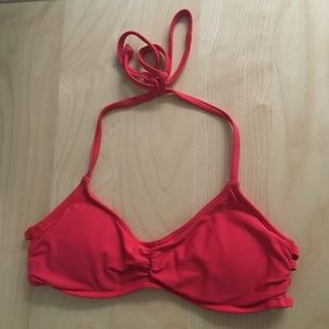 Aerie red scoop bikini top